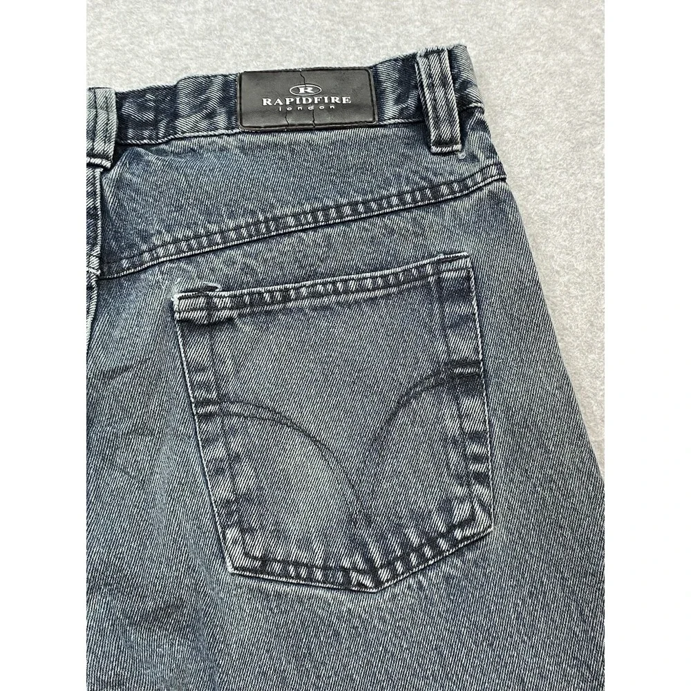 Rapidfire London Regular‎ Fit Straight Leg Casual Jeans Men's 32x31 Denim